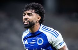 Gabigol em jogo pelo Cruzeiro