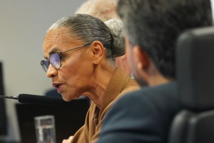 A Ministra do Meio Ambiente, Marina Silva