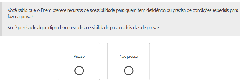 Enem 2025 oferece recursos de acessibilidade