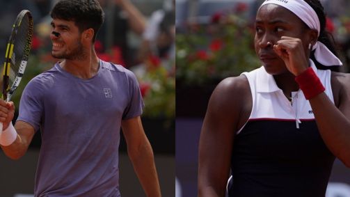 Alcaraz e Gauff avançam às semifinais do Itália Open
