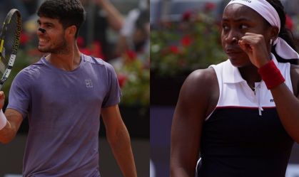 Carlos Alcaraz e Coco Gauff brilham e avançam às semifinais do Itália Open