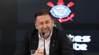 Augusto Melo, presidente afastado do Corinthians