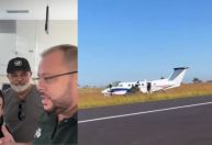 Avião com dupla Rionegro & Solimões sai da pista em aeroporto de SP
