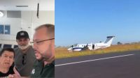 Avião com dupla Rionegro & Solimões sai da pista em aeroporto de SP