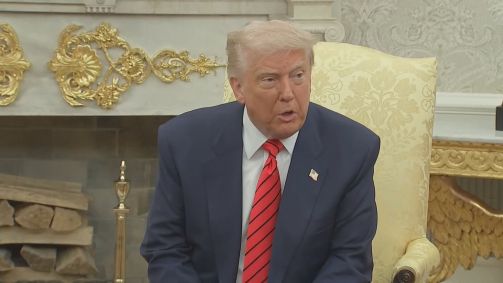 Donald Trump, no Salão Oval da Casa Branca, em 6 de maio de 2025.