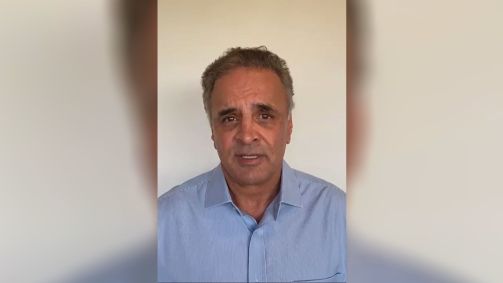Aécio Neves (PSDB-MG), deputado federal, em vídeo enviado à CNN