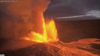 Vulcão Kilauea entra em erupção com jatos de mais de 300 metros de altura