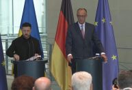 Zelensky se reúne com Merz na Alemanha após liberação do uso de mísseis