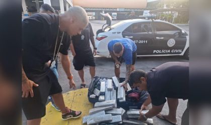 Cinco paraguaios são presos transportando maconha de São Paulo para o Rio