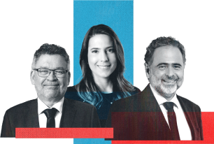 Américo Martins, Priscila Yazbek e Lourival Sant’Anna