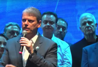 Ao lado de líderes da direita, Tarcísio cita grupo "unido" para 2026