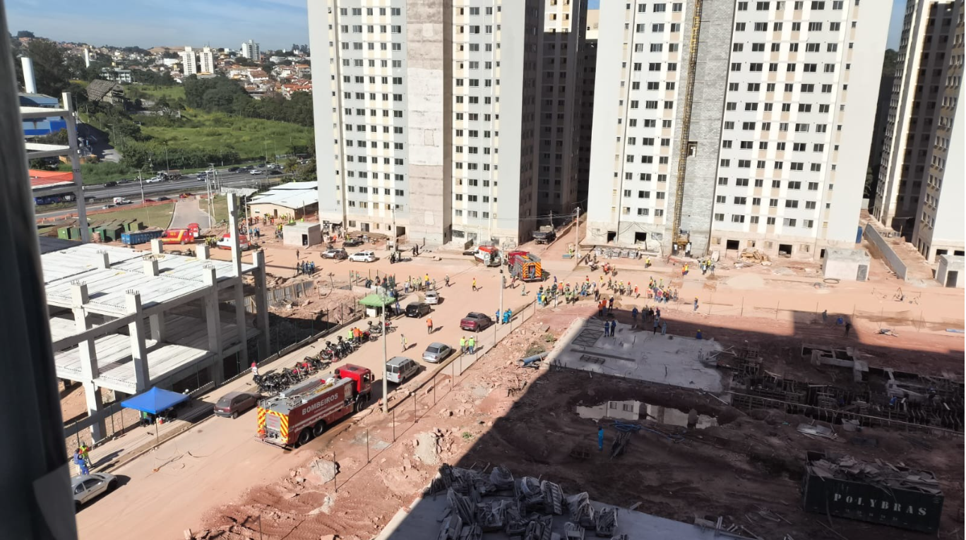 Elevador caiu em obra na zona oeste de São Paulo