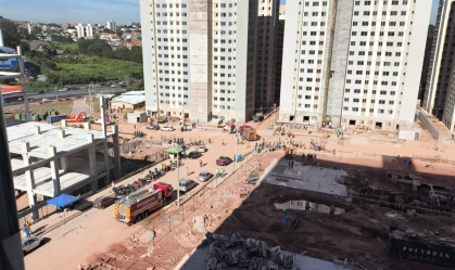 Elevador caiu em obra na zona oeste de São Paulo