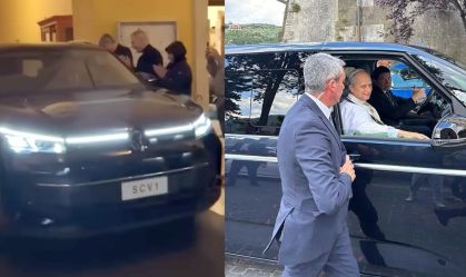 Papa Leão XIV com Volkswagen Tiguan e Multivan híbridos