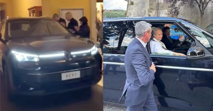Papa Leão XIV com Volkswagen Tiguan e Multivan híbridos