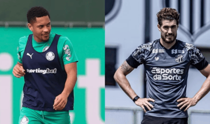 Centroavantes Vitor Roque e Pedro Raul vão se enfrentar na Copa do Brasil