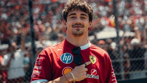 Leclerc, piloto da Ferrari
