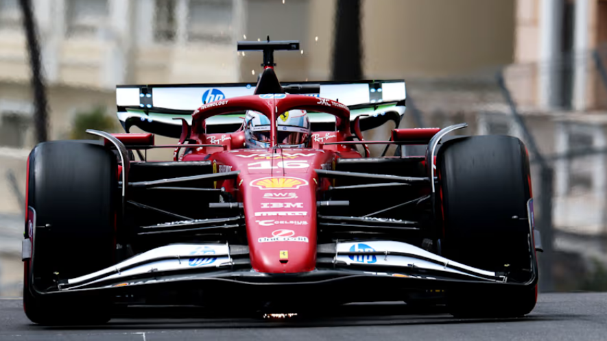 Charles Leclerc fez a volta mais rápida em Mônaco