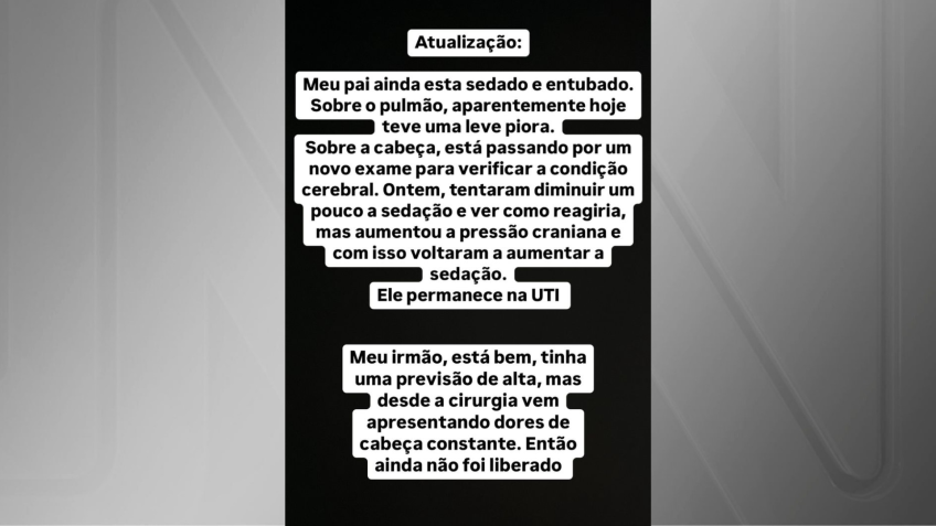 Publicação foi feita na tarde deste sábado (17) • Reprodução/Redes Sociais