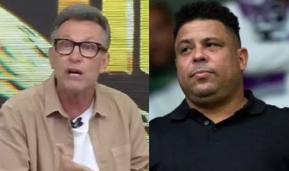 Craque Neto dispara contra Ronaldo Fenômeno em programa ao vivo; assista