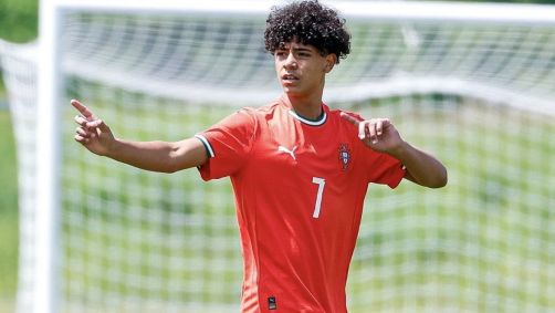 Cristiano Júnior estreou pela seleção de Portugal