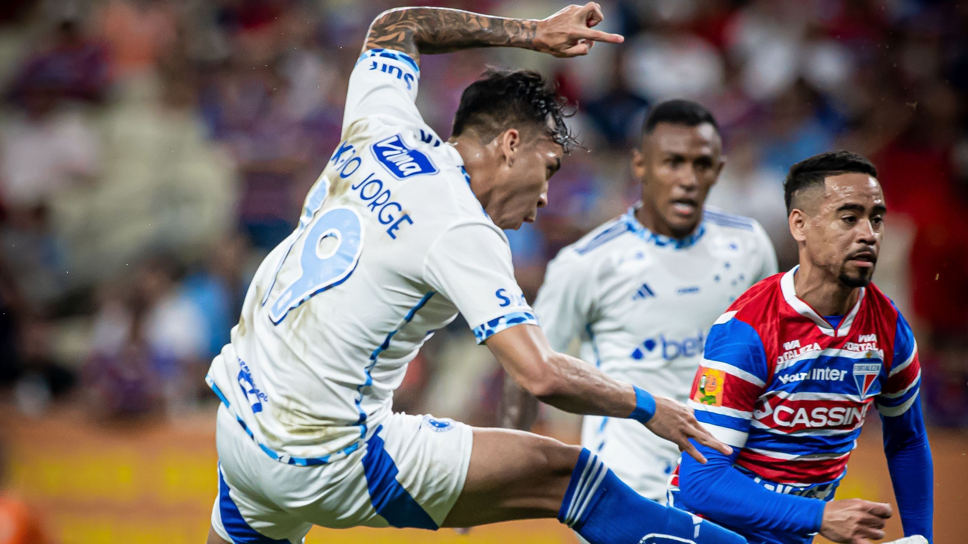 Kaio Jorge durante Fortaleza x Cruzeiro pelo Brasileirão