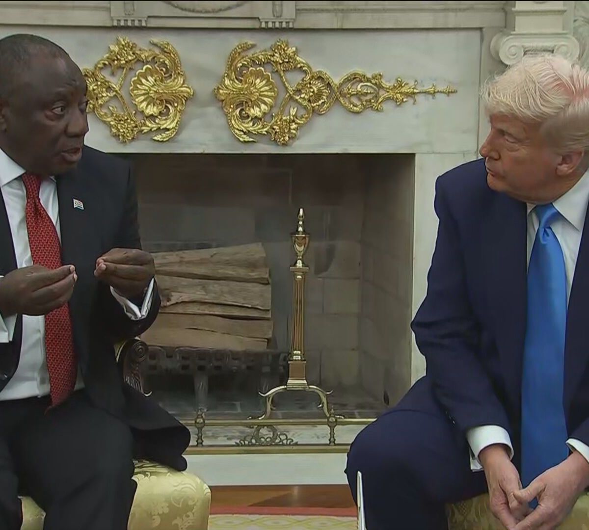 Trump cobra líder sul-africano por acusação de “genocídio” de