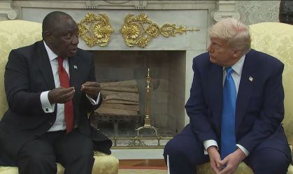 Trump cobra líder sul-africano por acusação de “genocídio” de brancos