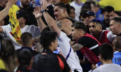 CAS mantém suspensões de jogadores do Uruguai após briga na Copa América