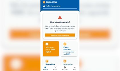 Saldo do FGTS "some" no aplicativo e gera reclamações em redes sociais