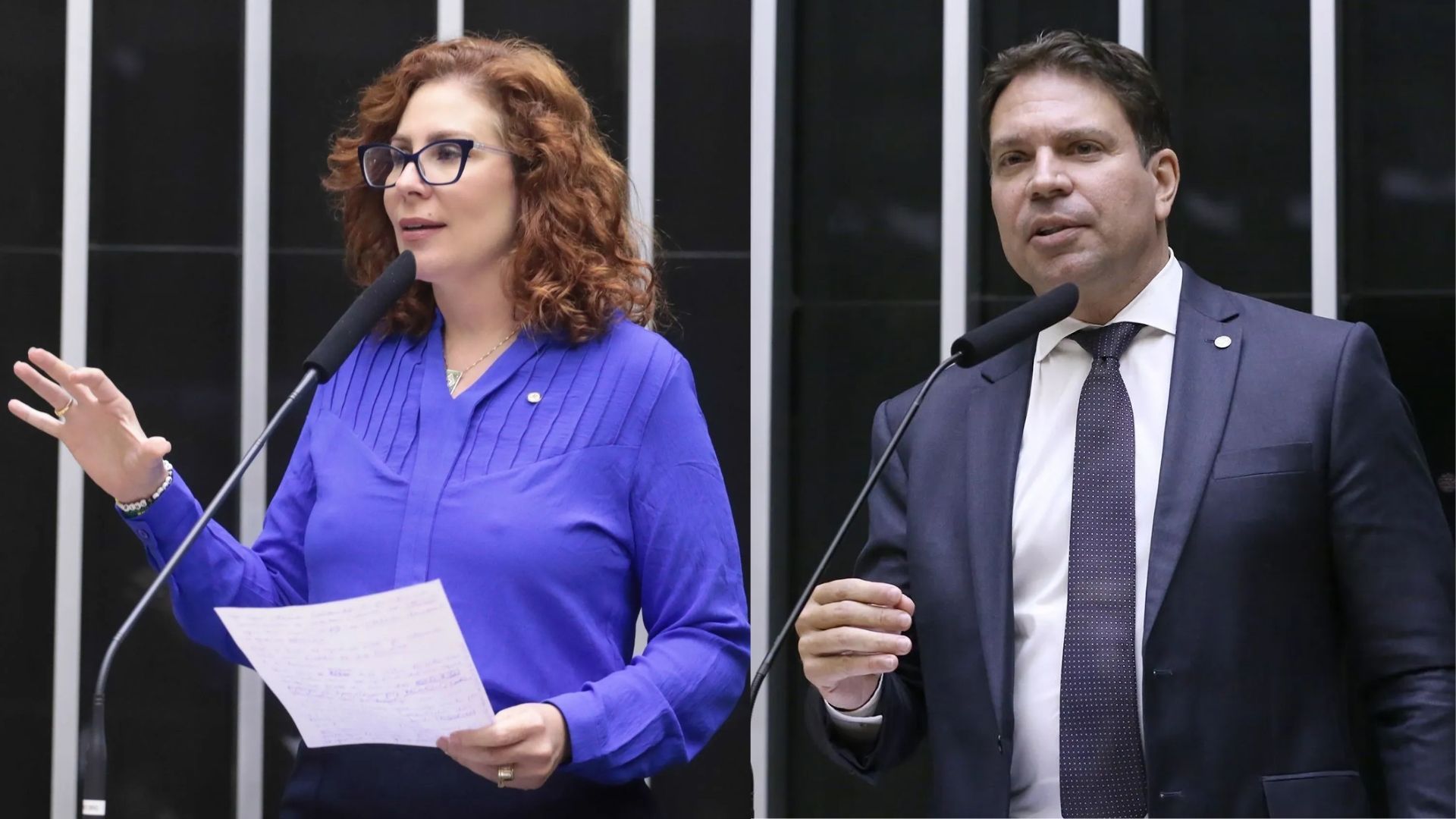 Carla Zambelli e Alexandre Ramagem