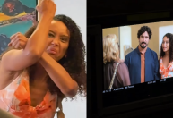 Taís Araújo mostra bastidores do encontro de Odete Roitman e Raquel