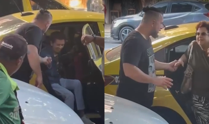 Em momento fofo, baterista do System of a Down ajuda idosa a descer do táxi