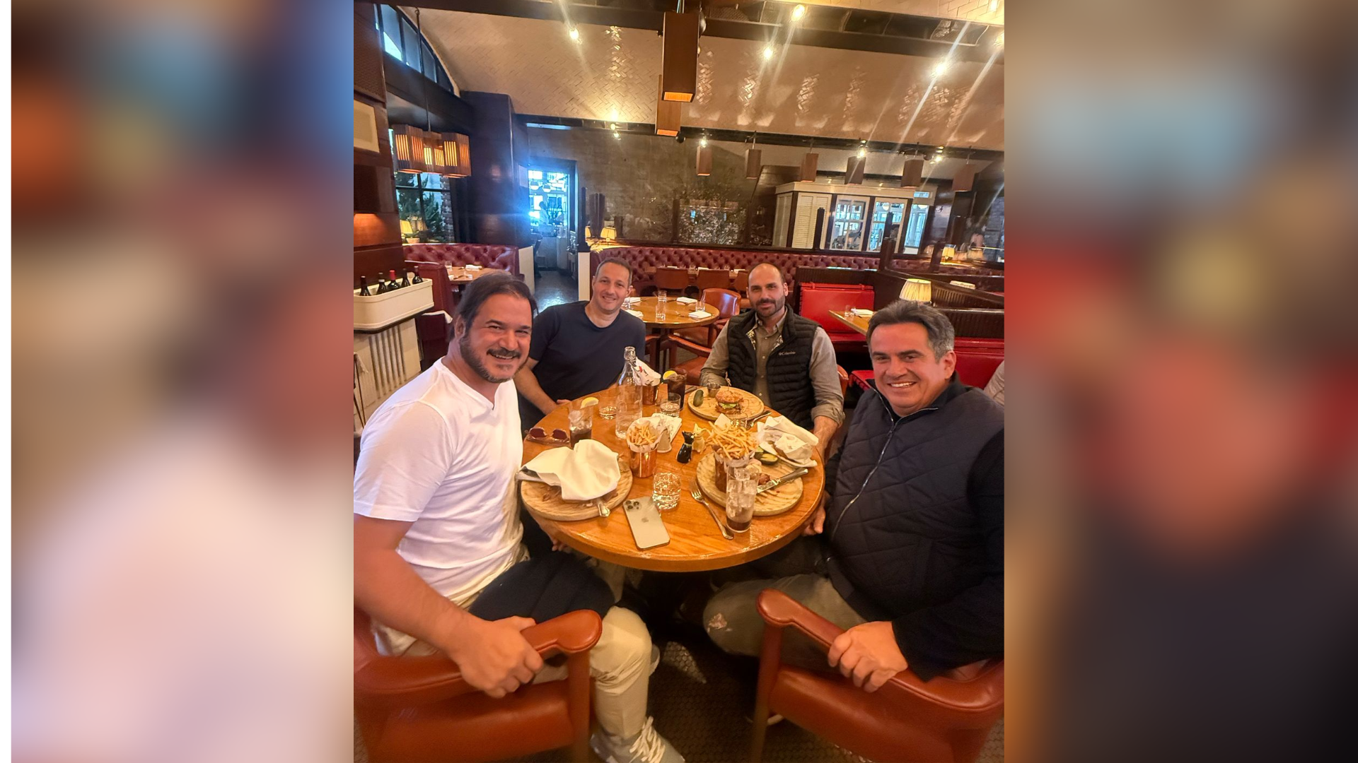Ciro Nogueira se reúne com Eduardo Bolsonaro, Guilherme Derrite e Antônio Rueda