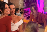 Thaila Ayala se diverte em casamento de Isis Valverde: "Bolha nos pés"