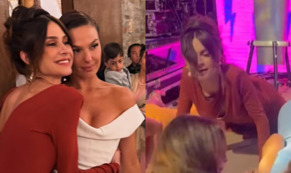 Thaila Ayala se diverte em casamento de Isis Valverde: "Bolha nos pés"