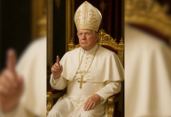 Trump posta foto “vestido” como papa nas redes sociais