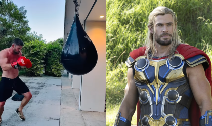 Chris Hemsworth mostra rotina de treinamento para novo "Vingadores"