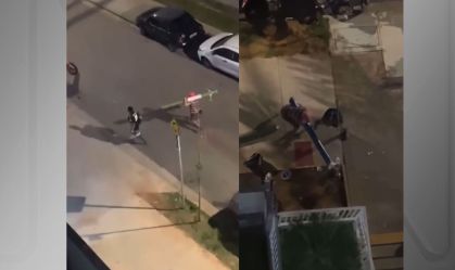 Vídeo: homens roubam totens de câmera de segurança no Morumbi