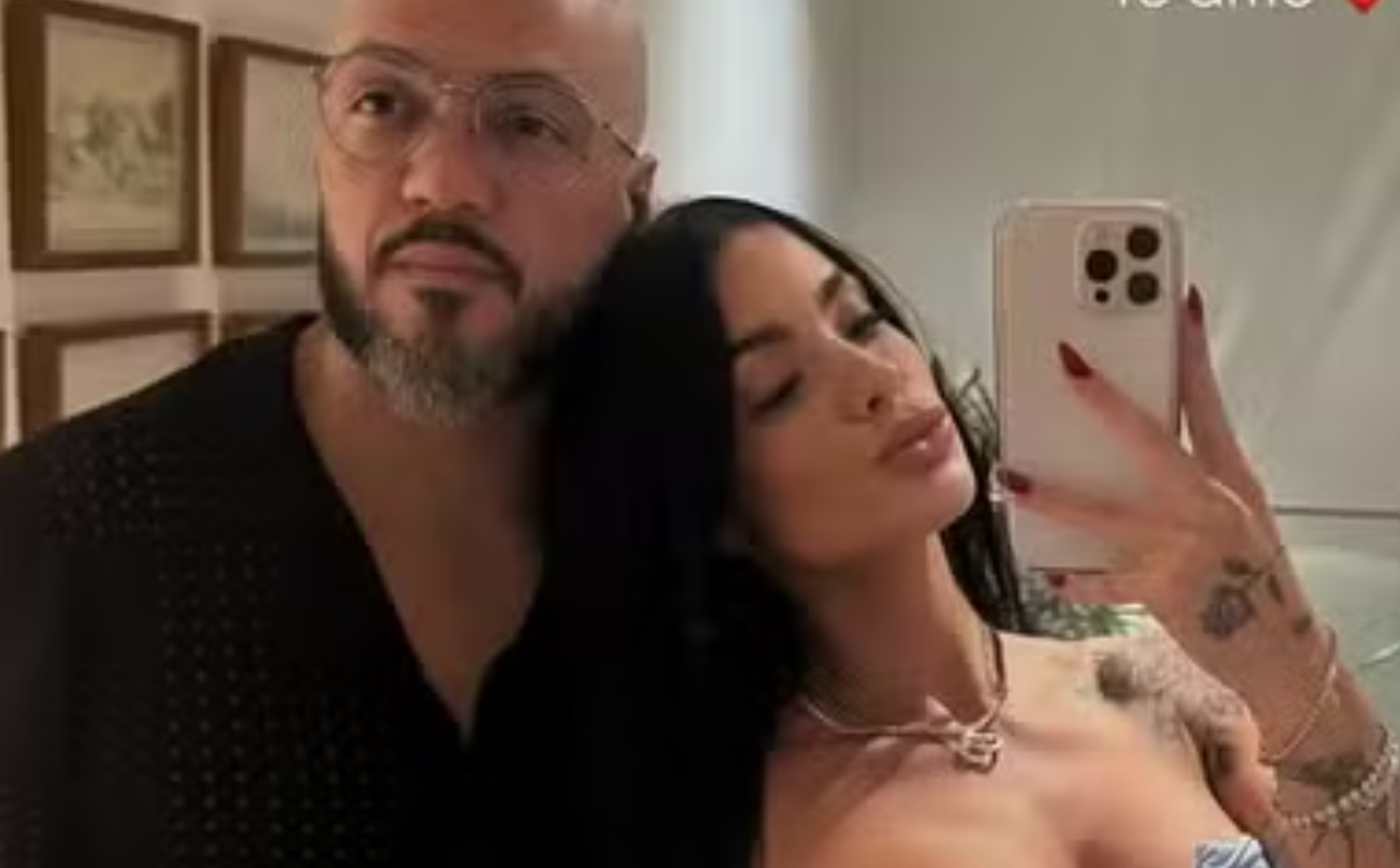 Belo e Rayane Figliuzzi