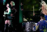 Em Copacabana, Lady Gaga toca guitarra, bateria e piano durante show