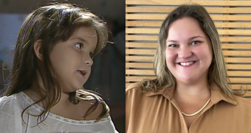 Viviane Pinheiro interpretou "Paty", filha de Diná e Téo em "A Viagem" • Reprodução/X