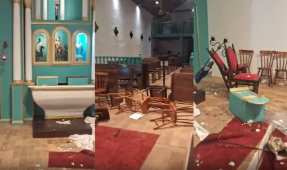 Igreja histórica do século 17 é invadida e vandalizada na Bahia; assista