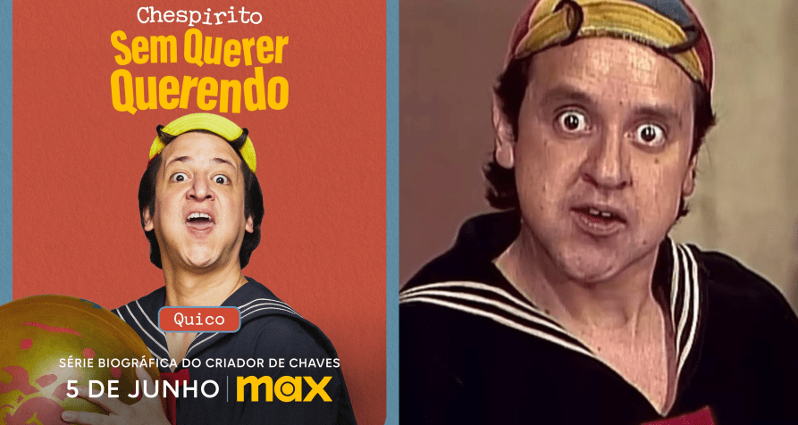 Nome do ator que interpretou Kiko também foi alterado na produção • Reprodução/HBO Max/Televisa