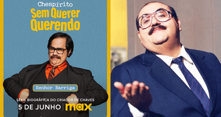 Senhor Barriga era um dos personagens mais marcantes de "Chaves" • Reprodução/HBO Max/Televisa