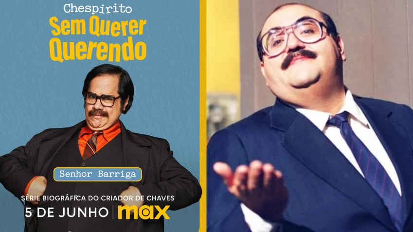 Senhor Barriga era um dos personagens mais marcantes de "Chaves" • Reprodução/HBO Max/Televisa