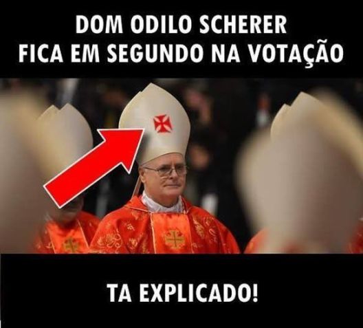 Don Odilo Scherer esteve no conclave • Reprodução