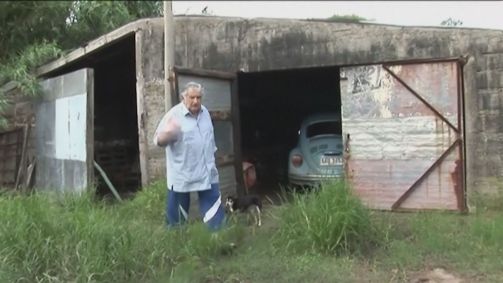Fusca azul de Pepe Mujica guardado