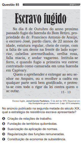 Questão correta é a • Reprodução