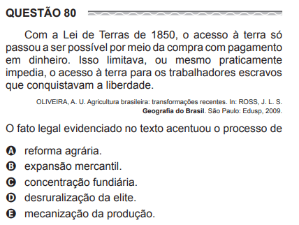 Questão correta é a • Reprodução
